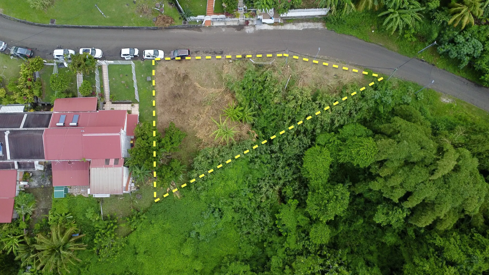 Terrain constructible vue sur la marina